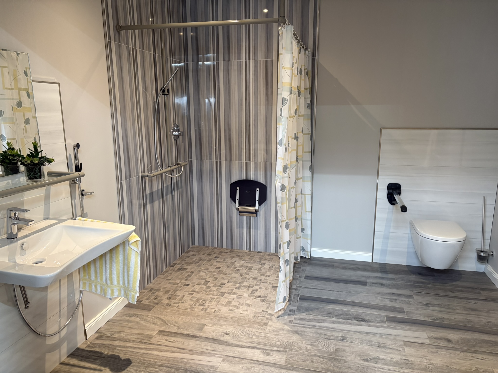 Symbolische Darstellung barrierefreier Sanierung